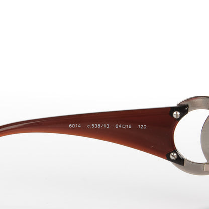 Chanel CC Sunglasses 6014 Brown 3 of 5