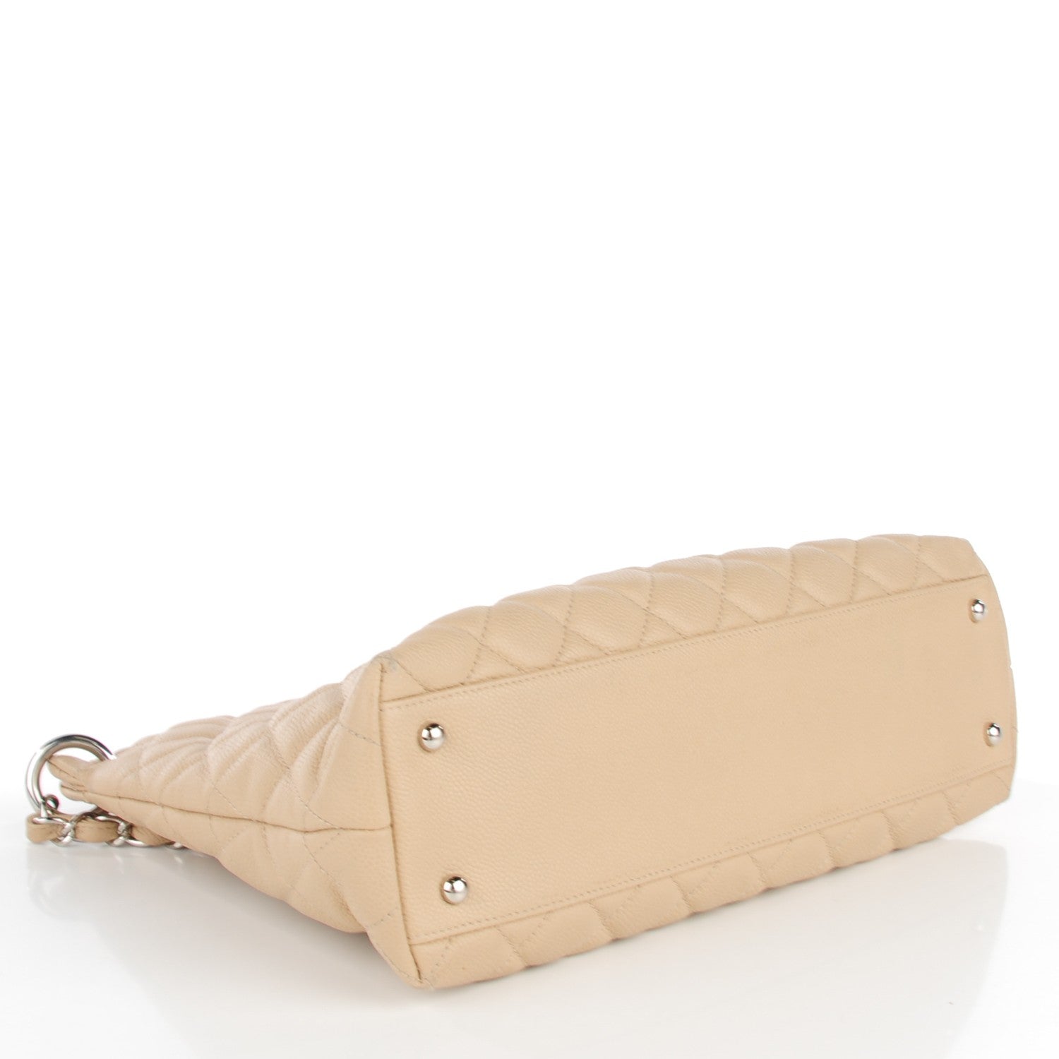 Chanel Caviar Quilted Easy Zip Tote Beige Clair 4 of 7