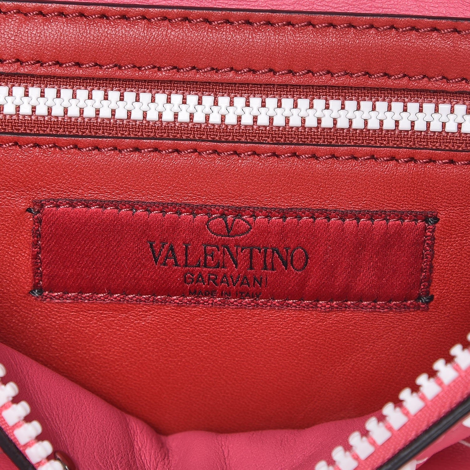 Valentino Garavani Lambskin Free Rockstud Spike Belt Bag 85 Shadow Pink 6 of 8