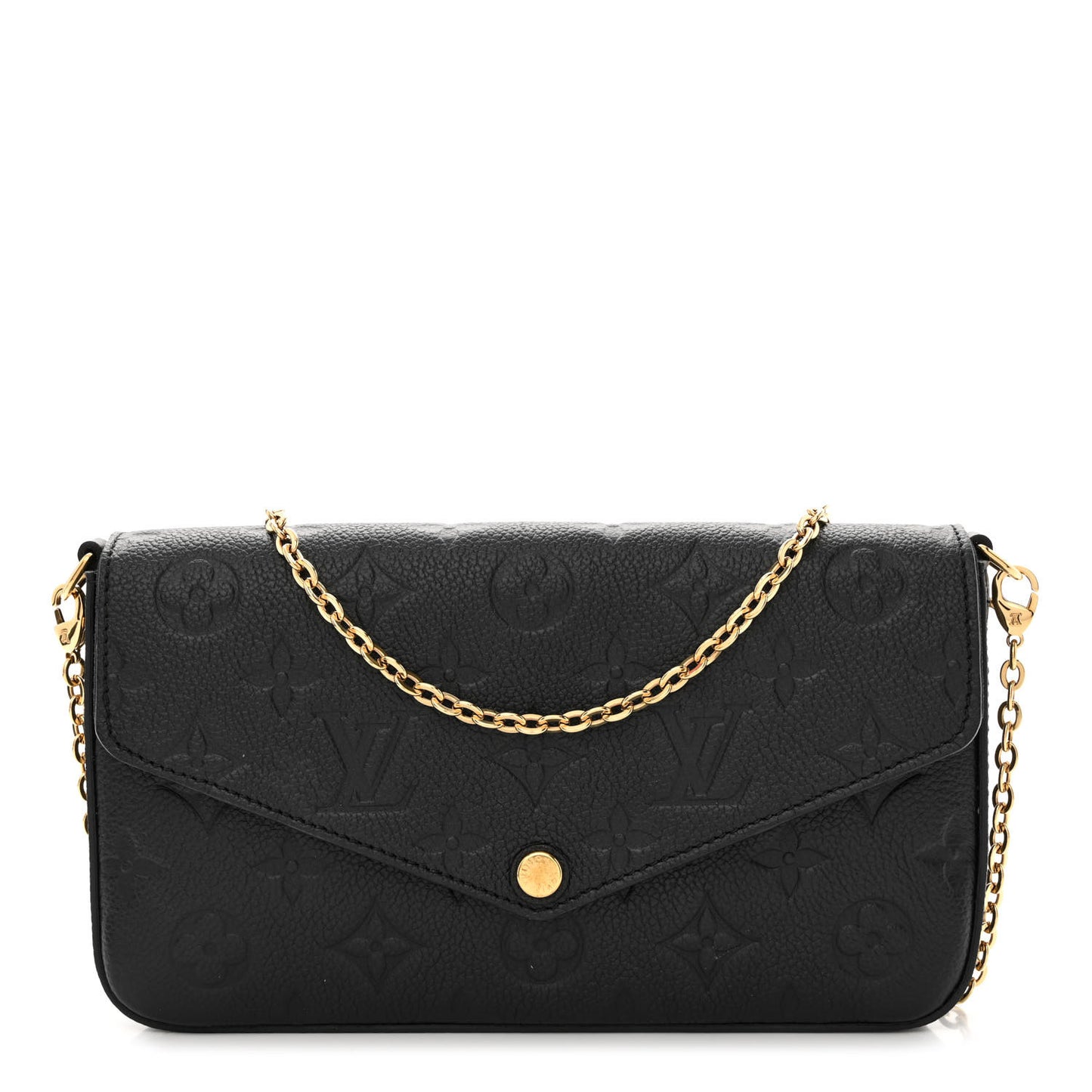 Empreinte Pochette Felicie Chain Wallet Black