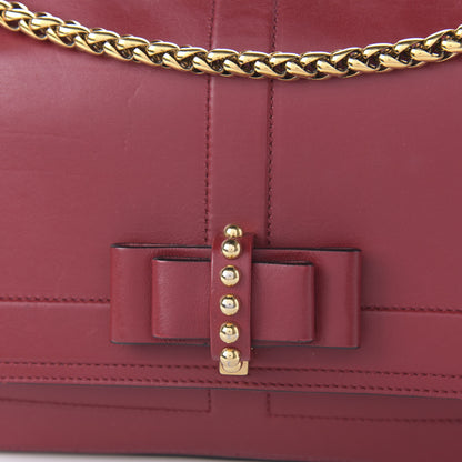Christian Louboutin Soft Calfskin Small Sweety Charity Shoulder Bag Nude Red 9 of 9