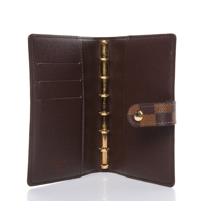 Louis Vuitton Damier Ebene Small Ring Agenda Cover 5 of 8