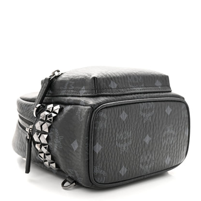 MCM Visetos Side Stud X-Mini Stark Bebe Boo Backpack Black 4 of 9