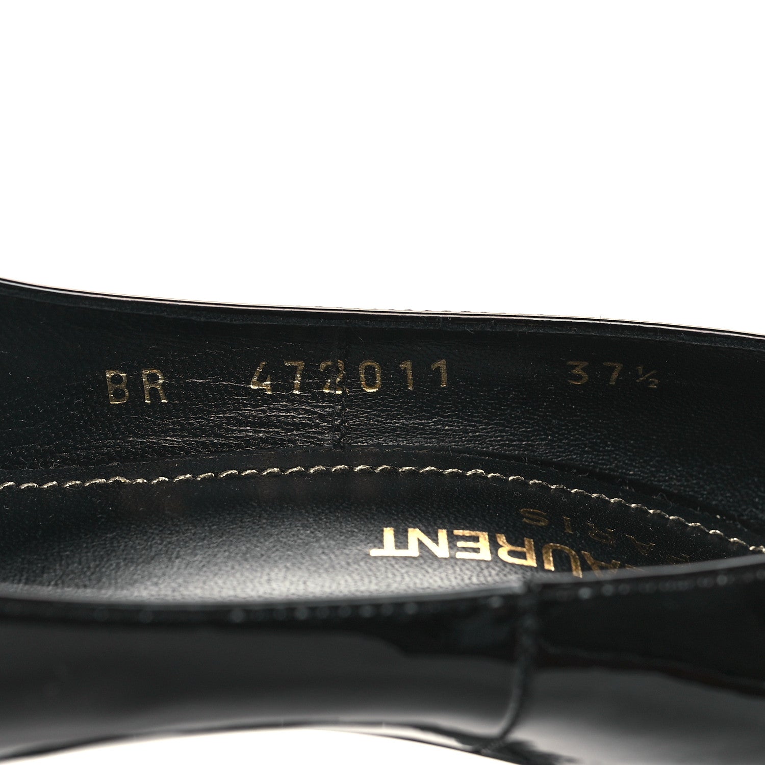 Saint Laurent Patent Opyum 110 Pumps 37.5 Black 6 of 8