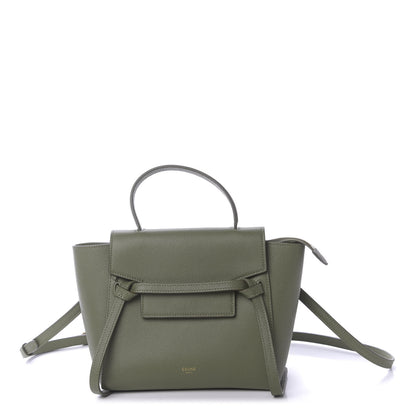 Celine Grained Calfskin Nano Belt Bag Light Khaki 1 of 8
