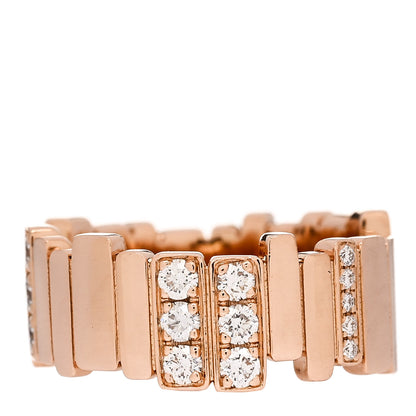 Christian Dior 18K Rose Gold Diamond .50ctw Gem Dior Ring 51 5.75 1 of 4
