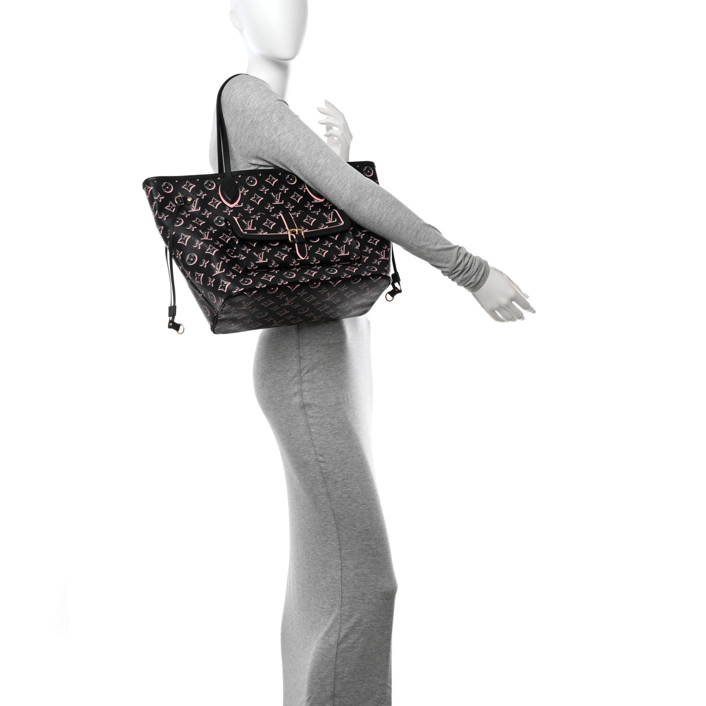 Monogram Fall For You Neverfull MM Black