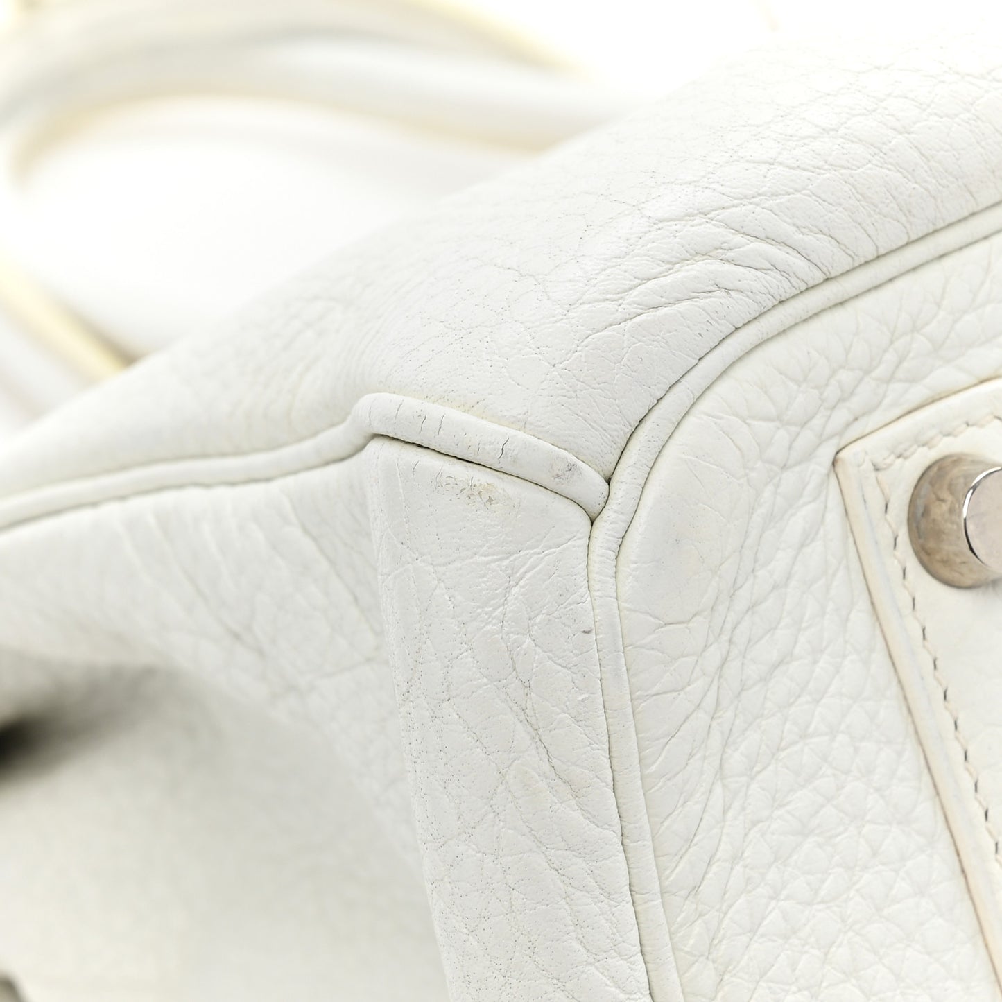 Taurillon Clemence BIRKIN 35 White