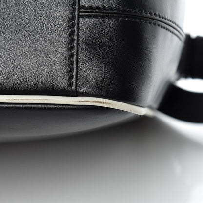 Prada Vitello Bi-Color Crossbody Black Talco 12 of 14