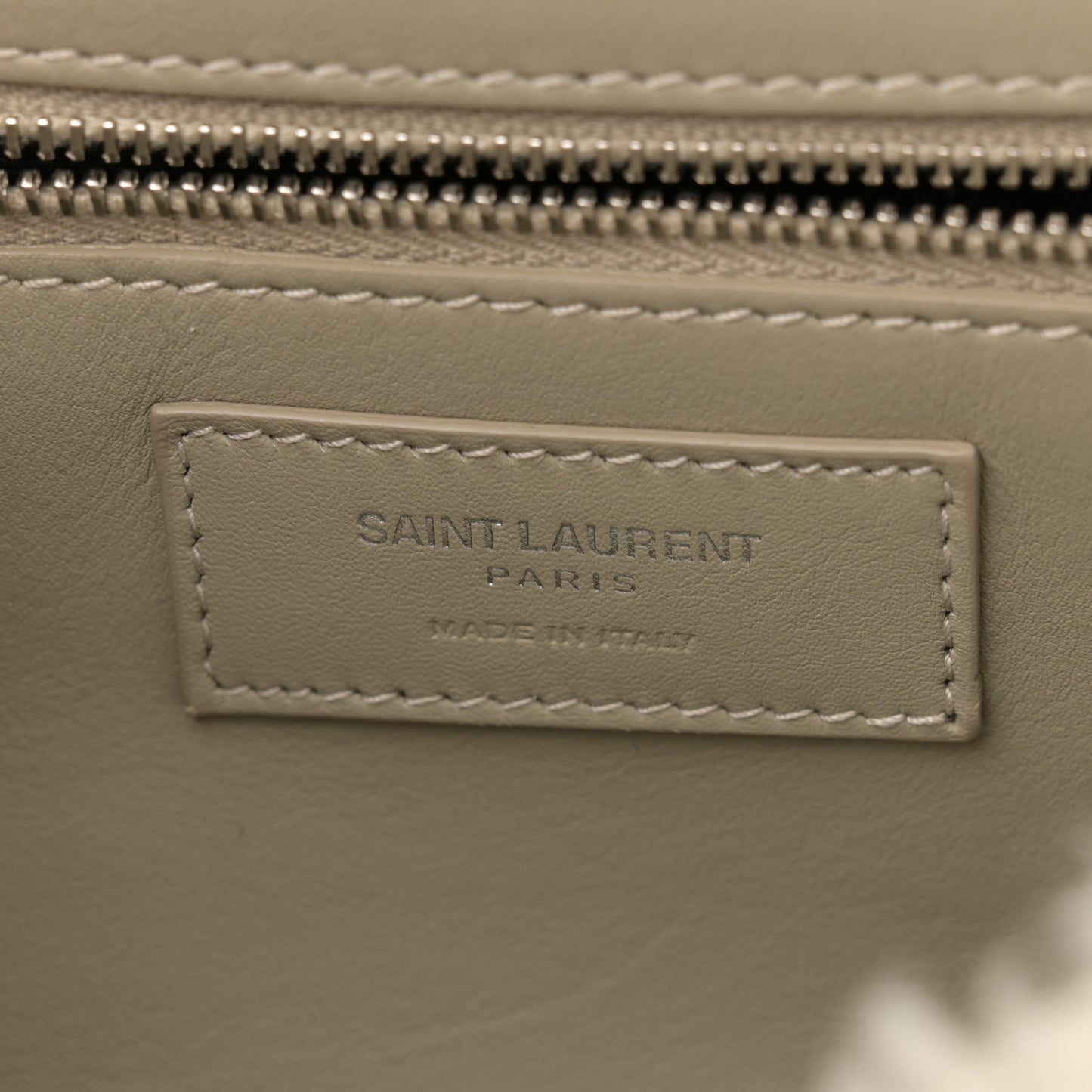 Calfskin Shearling Monogram Medium Niki Chain Satchel Grey