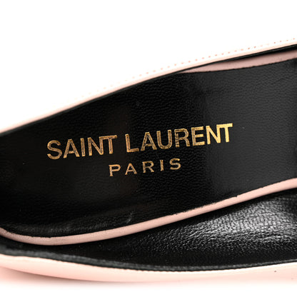 Saint Laurent Calfskin Bi-Color Cap Toe 85 Pumps 36 Rose Pale 8 of 12