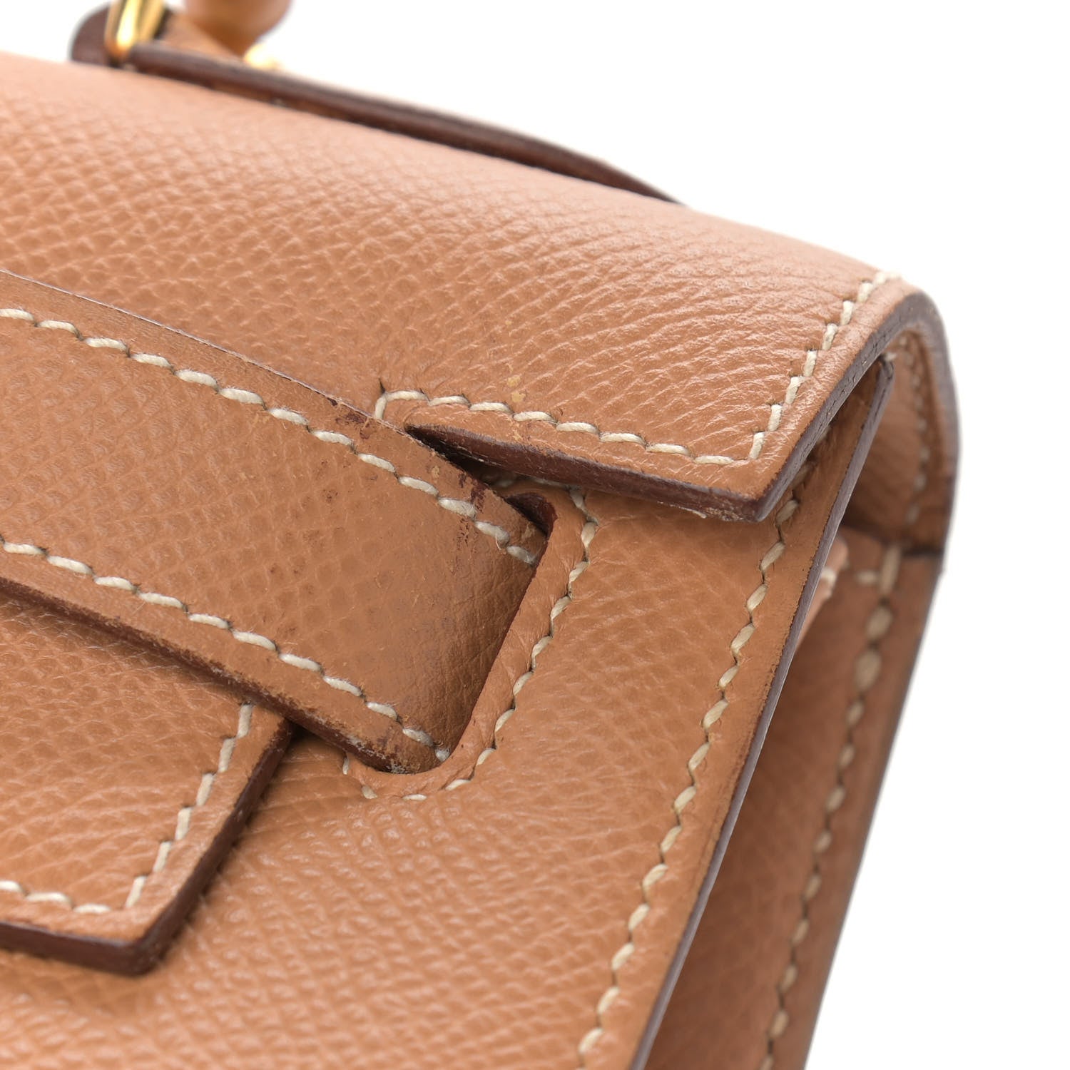 Hermes Courchevel Kelly Sellier 28 Tabac Camel 11 of 14