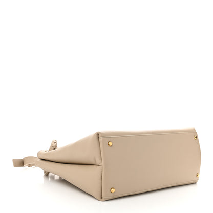 Bottega Veneta Silky Calfskin Medium Ciao Ciao Ecru 4 of 10