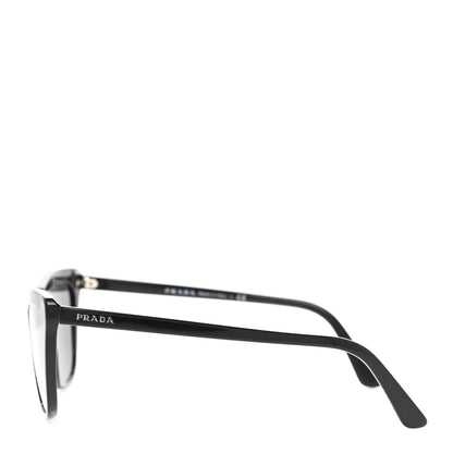 Prada Acetate Cat Eye Sunglasses SPR 01V Black 3 of 8