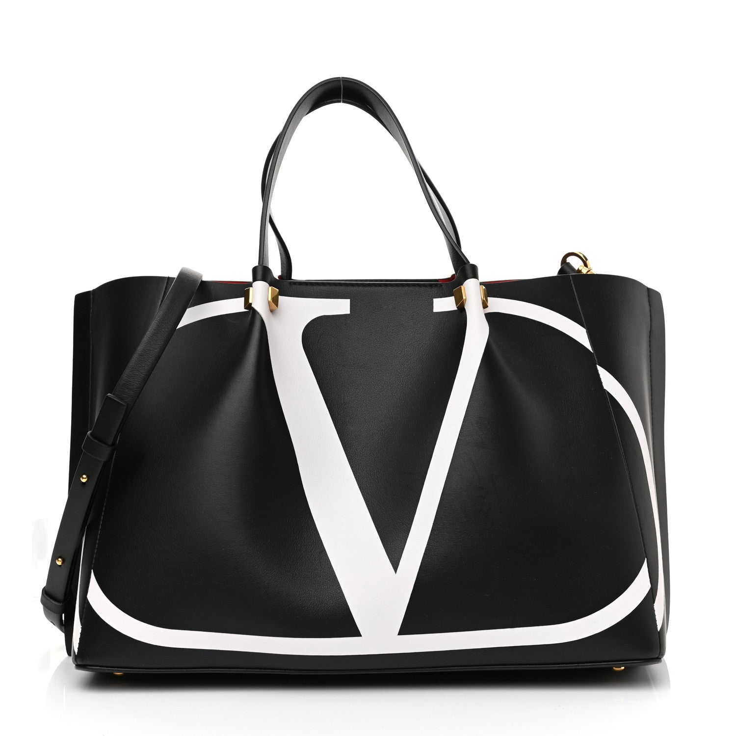 Valentino Garavani Nappa VLogo Medium Escape Tote Black 3 of 11