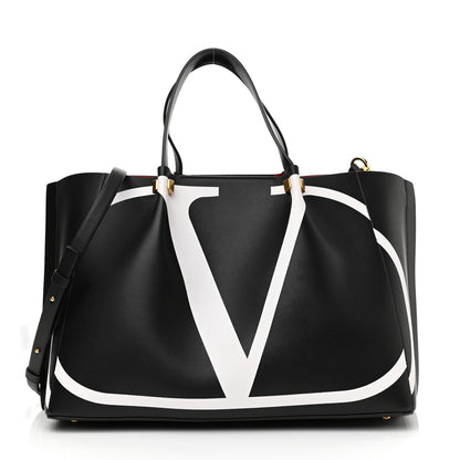 Valentino Garavani Nappa VLogo Medium Escape Tote Black 3 of 11