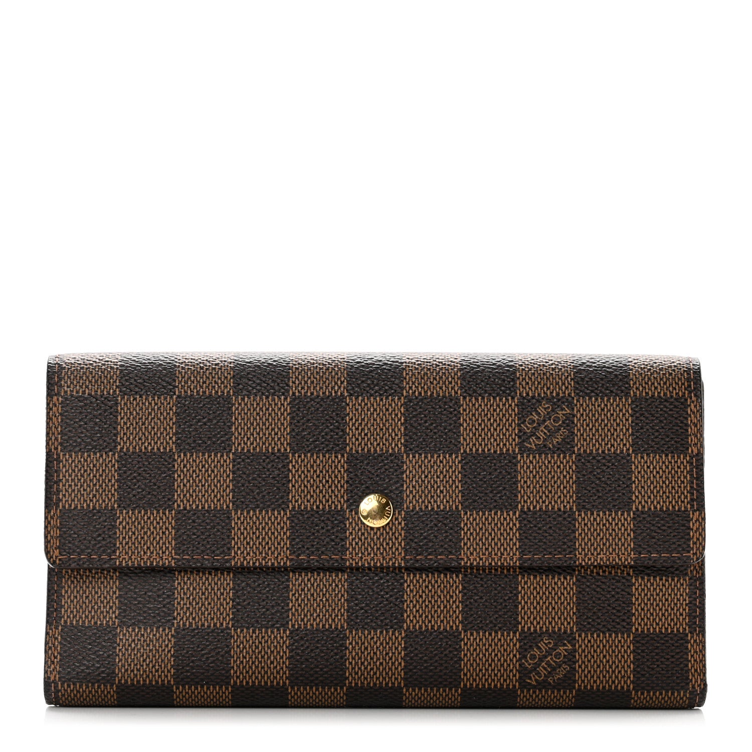 Louis Vuitton Damier Ebene Porte Tresor International Wallet 1 of 9