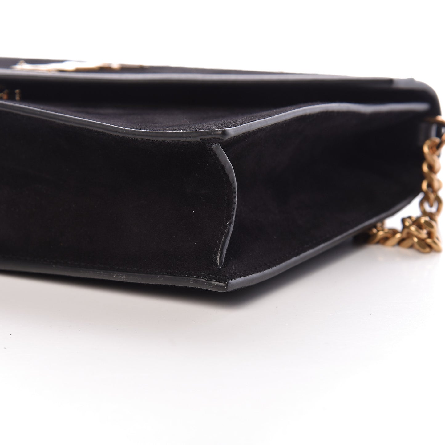 Suede Calfskin Monogram Le Sept Chain Bag Black