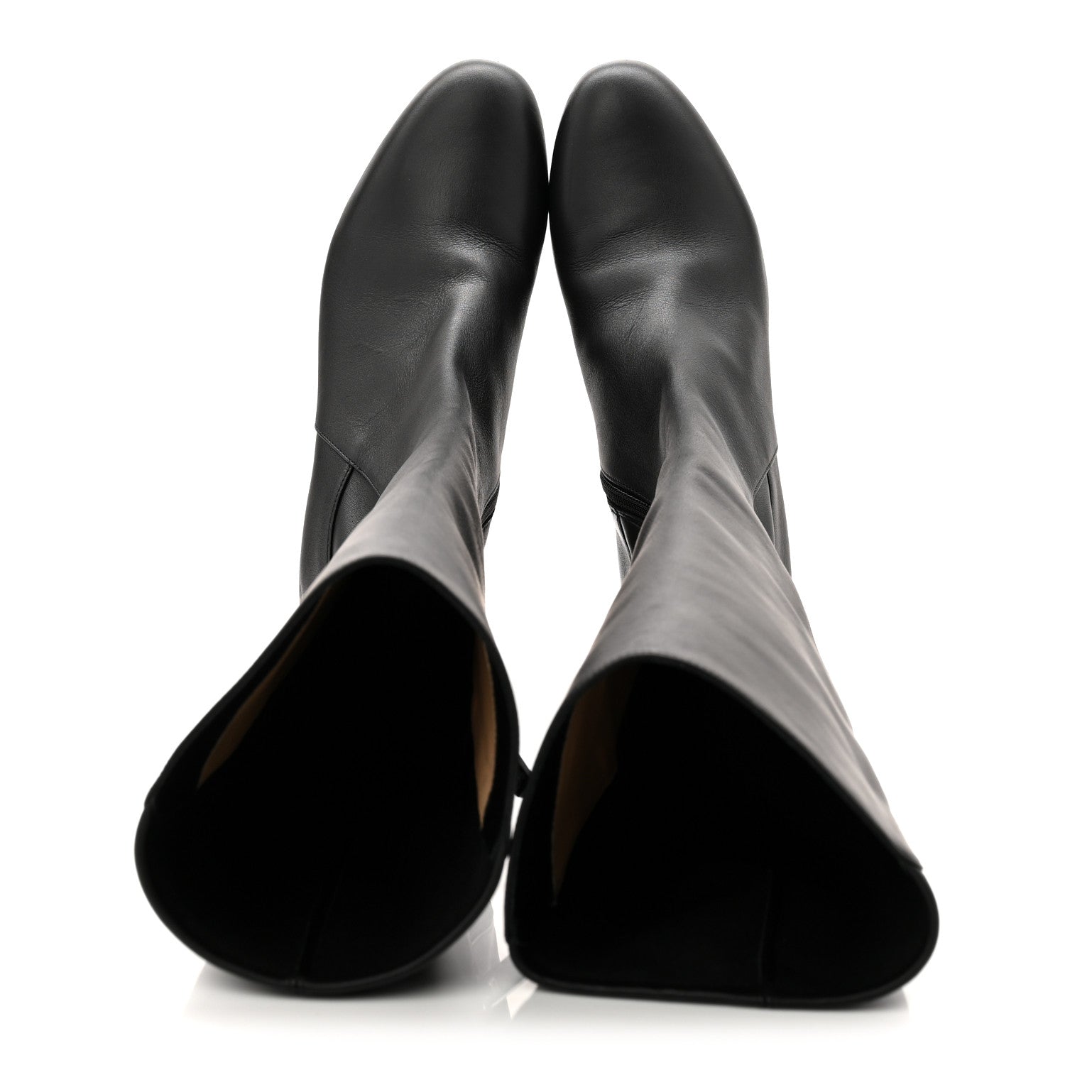 Christian Louboutin Calfskin Jane Botta 55 Knee High Boots 38 Black 5 of 8