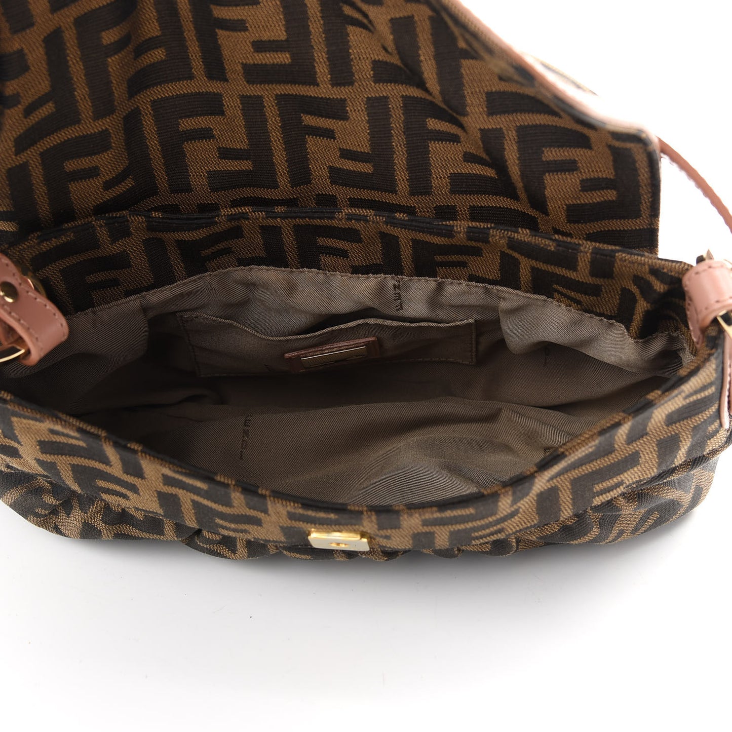Zucca Cuoio Lucido Small Chef Shoulder Bag Tobacco Bois de Rose