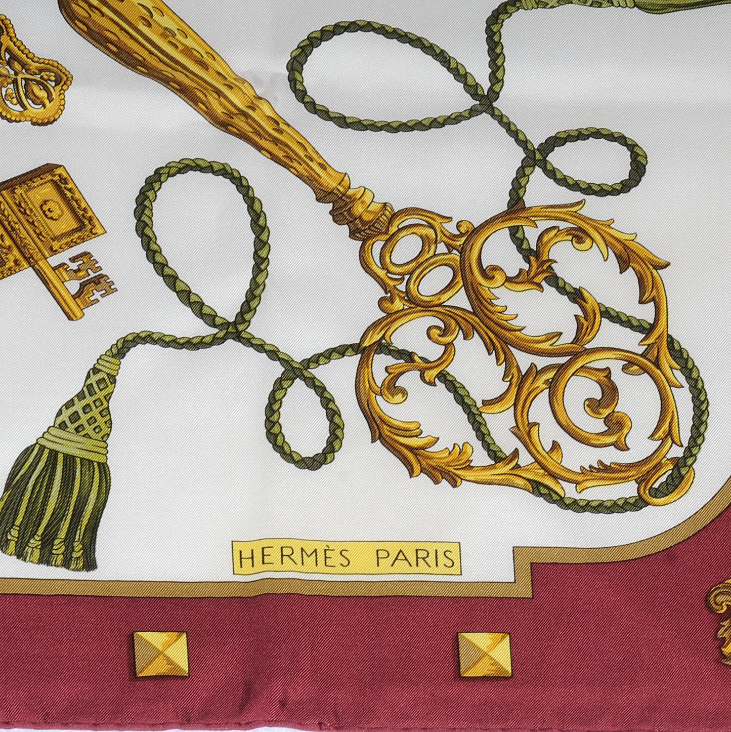 Silk Keys Les Cles Scarf 90