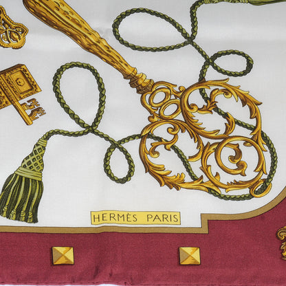 Hermes Silk Keys Les Cles Scarf 90 3 of 4