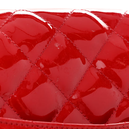 Chanel Patent Jumbo Single Flap Red 12 of 15