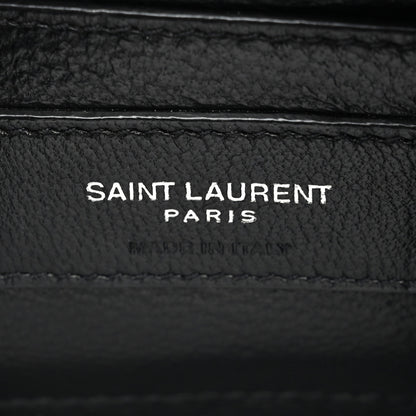 Saint Laurent Calfskin Lizard Embossed Le 61 Camera Bag Black 6 of 10