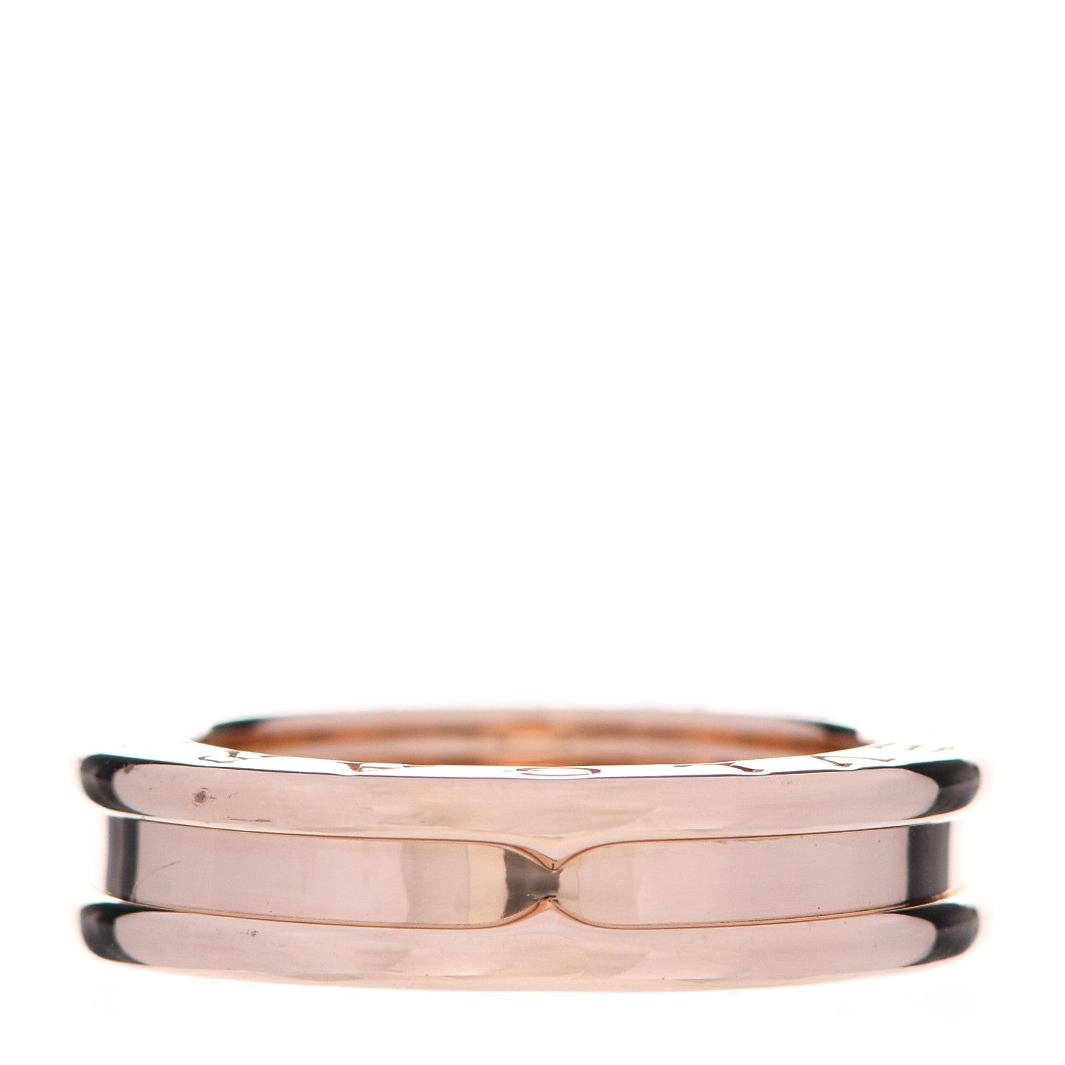 Bulgari 18K Rose Gold B.Zero1 One-Band Ring 47 4.25 1 of 4