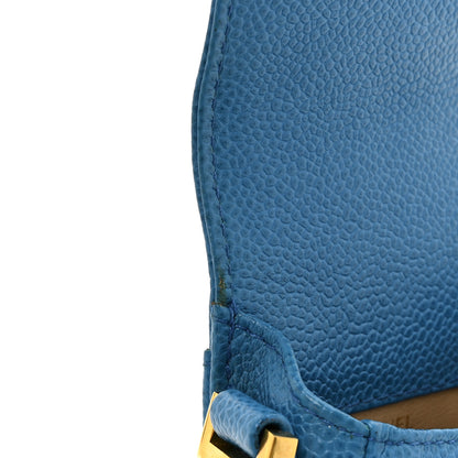 Chanel Caviar Phone Holder Crossbody Blue 10 of 14
