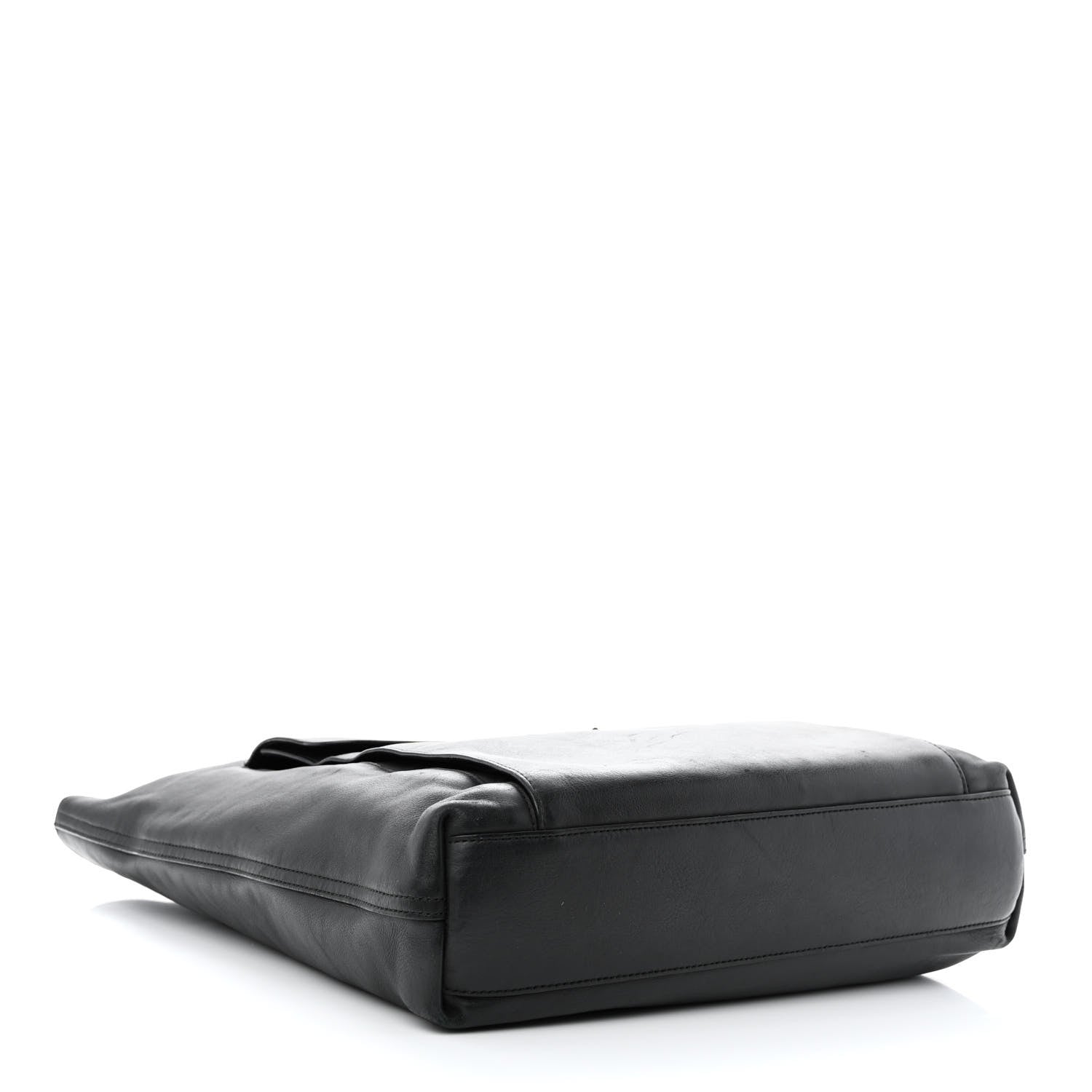 Bottega Veneta Calfskin Front Pocket Tote Black 4 of 19