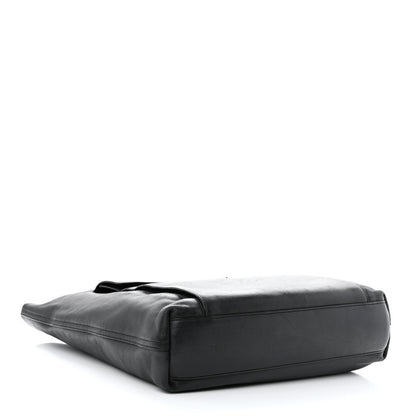 Bottega Veneta Calfskin Front Pocket Tote Black 4 of 19