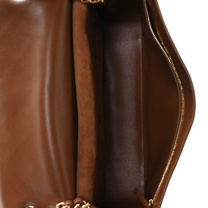 Chanel Suede Calfskin Small Souplissimo Maxi Flap Camel 5 of 11