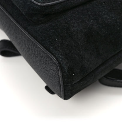 Gucci Calfskin Suede Bamboo Mini Backpack Black 11 of 12