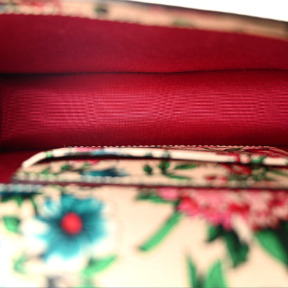Gucci New Shangai Calfskin Floral Print Mini Diana Chain Bag Multicolor 5 of 11