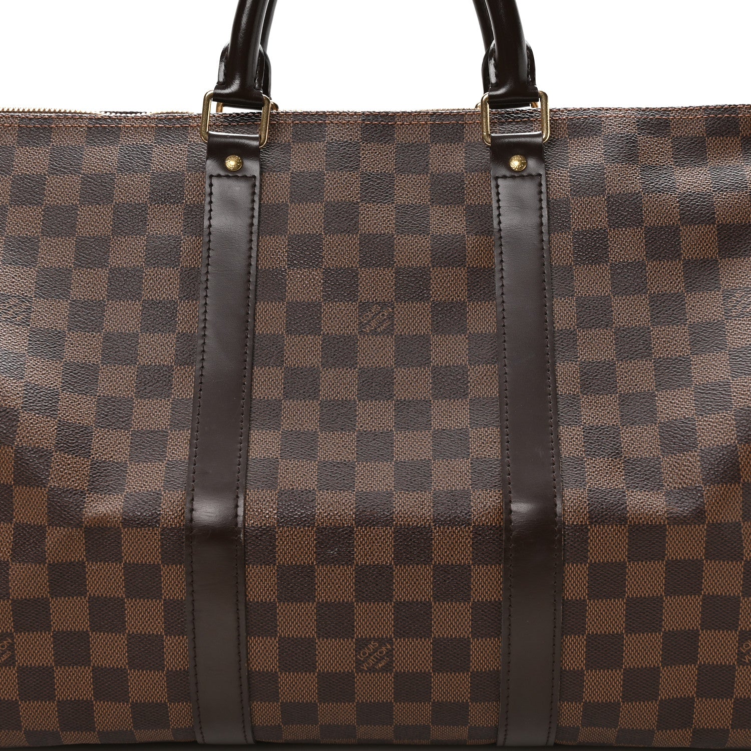Louis Vuitton Damier Ebene Keepall 50 7 of 9