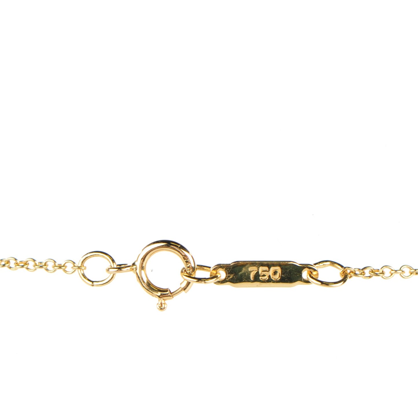 18K Yellow Gold Diamond Small Cross Pendant Necklace