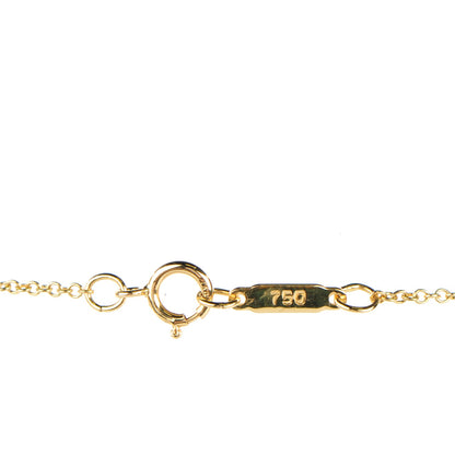 Tiffany 18K Yellow Gold Diamond Small Cross Pendant Necklace 5 of 6