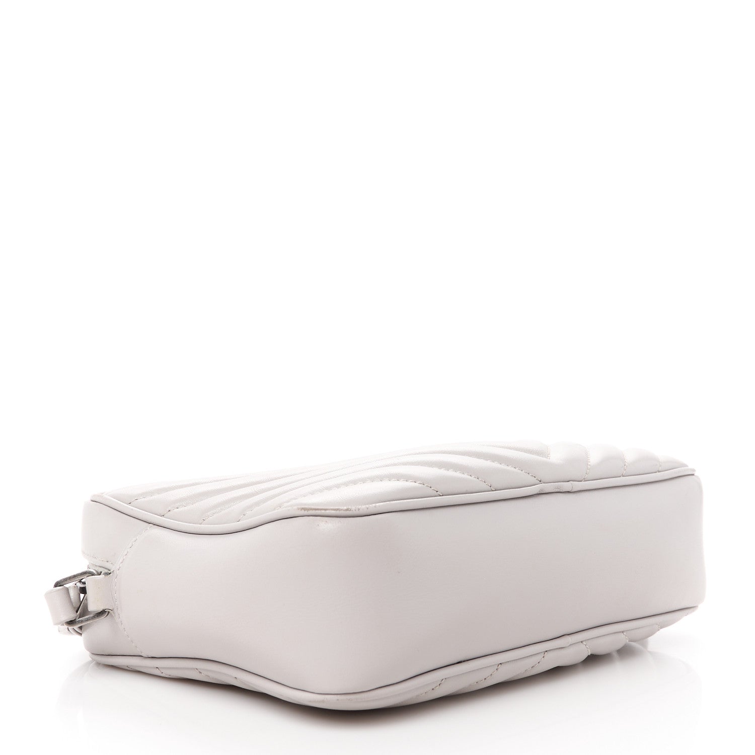 Saint Laurent Calfskin Matelasse Monogram Lou Camera Bag Granite 4 of 14