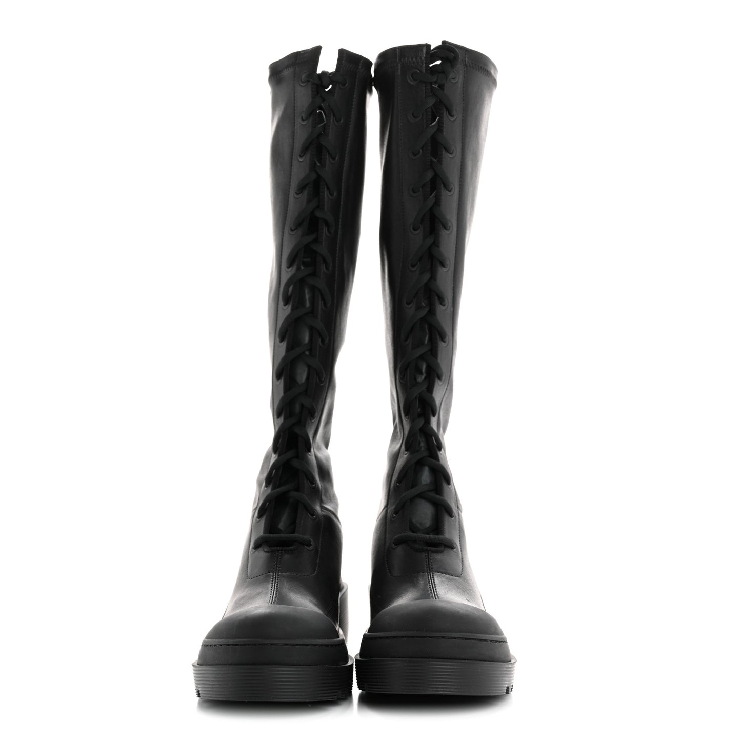 Nappa Stretch Dior Arcade High Boots 36 Black