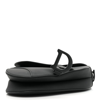 Christian Dior Ultra Matte Calfskin Saddle Bag Black 4 of 12