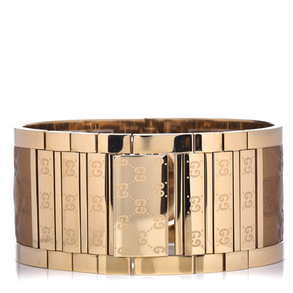 Gucci Stainless Steel Calfskin 33mm Twirl Quartz Watch Bronze 4 of 7