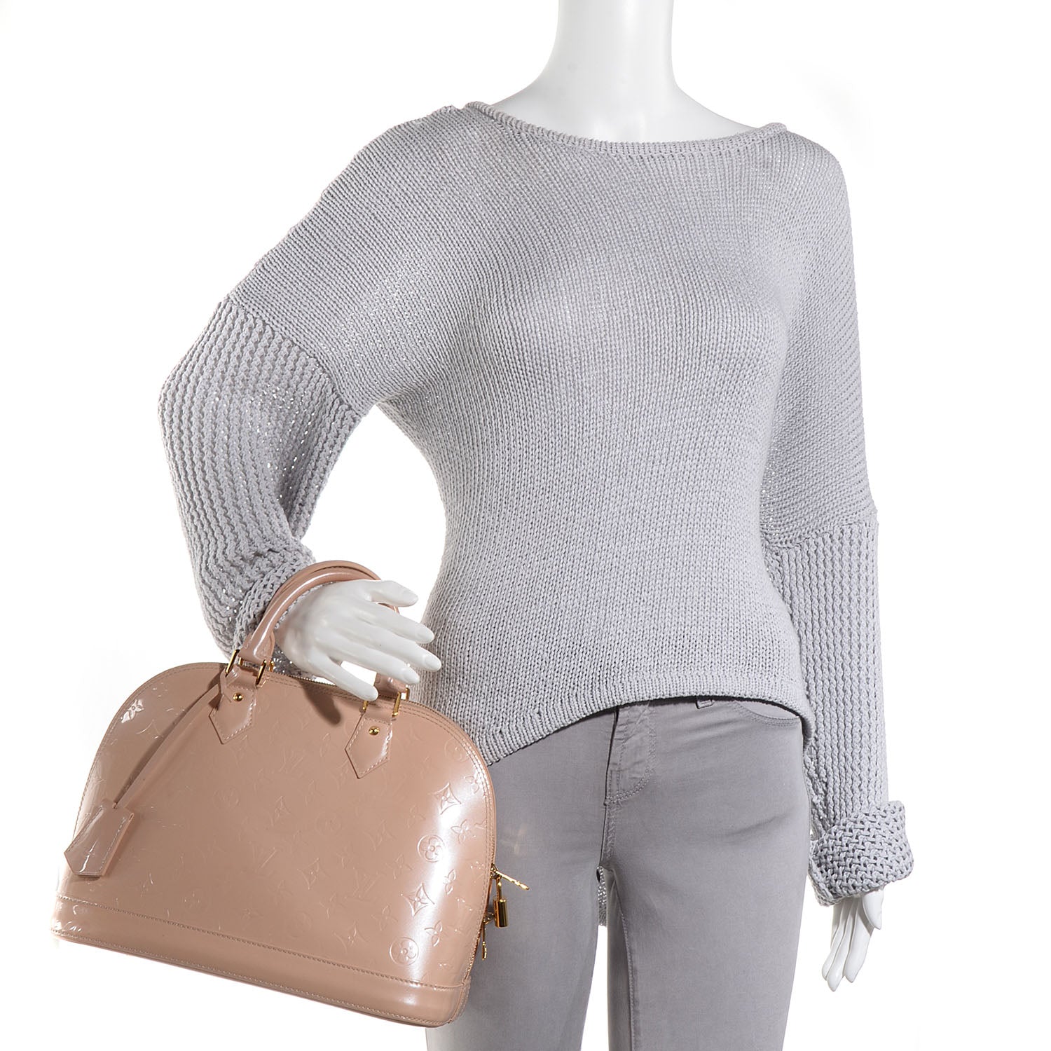 Louis Vuitton Vernis Alma PM Rose Florentin 2 of 7