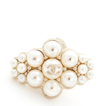 Chanel Pearl CC Ring 6 Gold 1 of 5