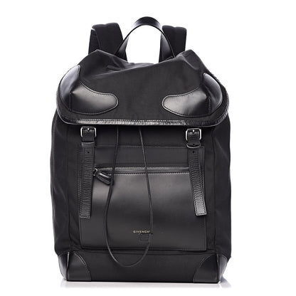 Givenchy Nylon Calfskin Rider Backpack Black 1 of 21