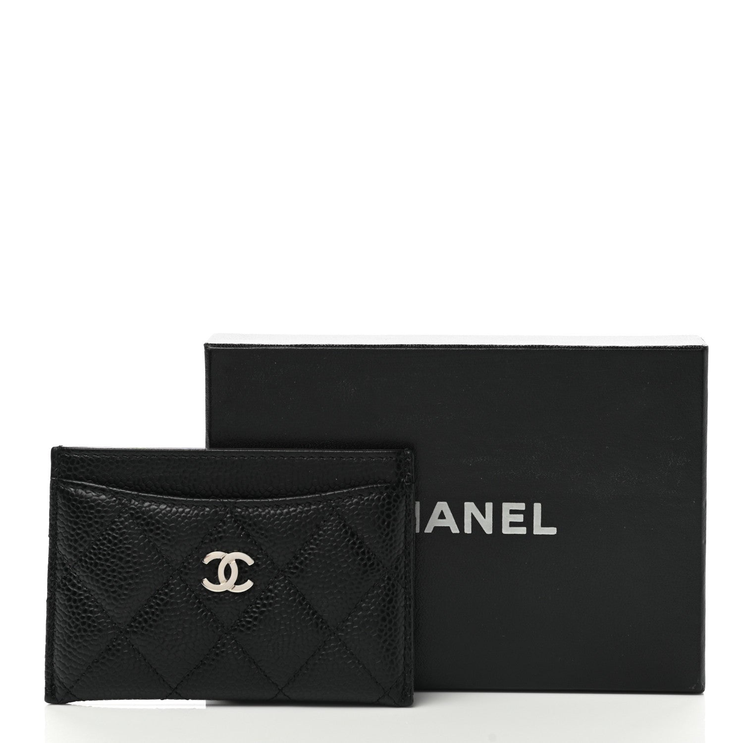 Chanel Caviar Quilted Card Holder Black 5 of 9