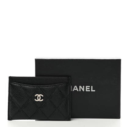 Chanel Caviar Quilted Card Holder Black 5 of 9