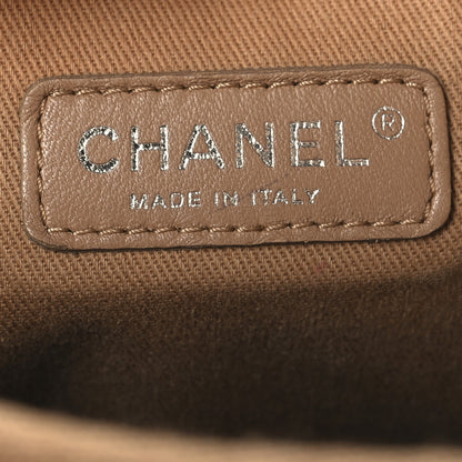 Chanel Canvas Deauville Bowling Bag Ecru 6 of 10