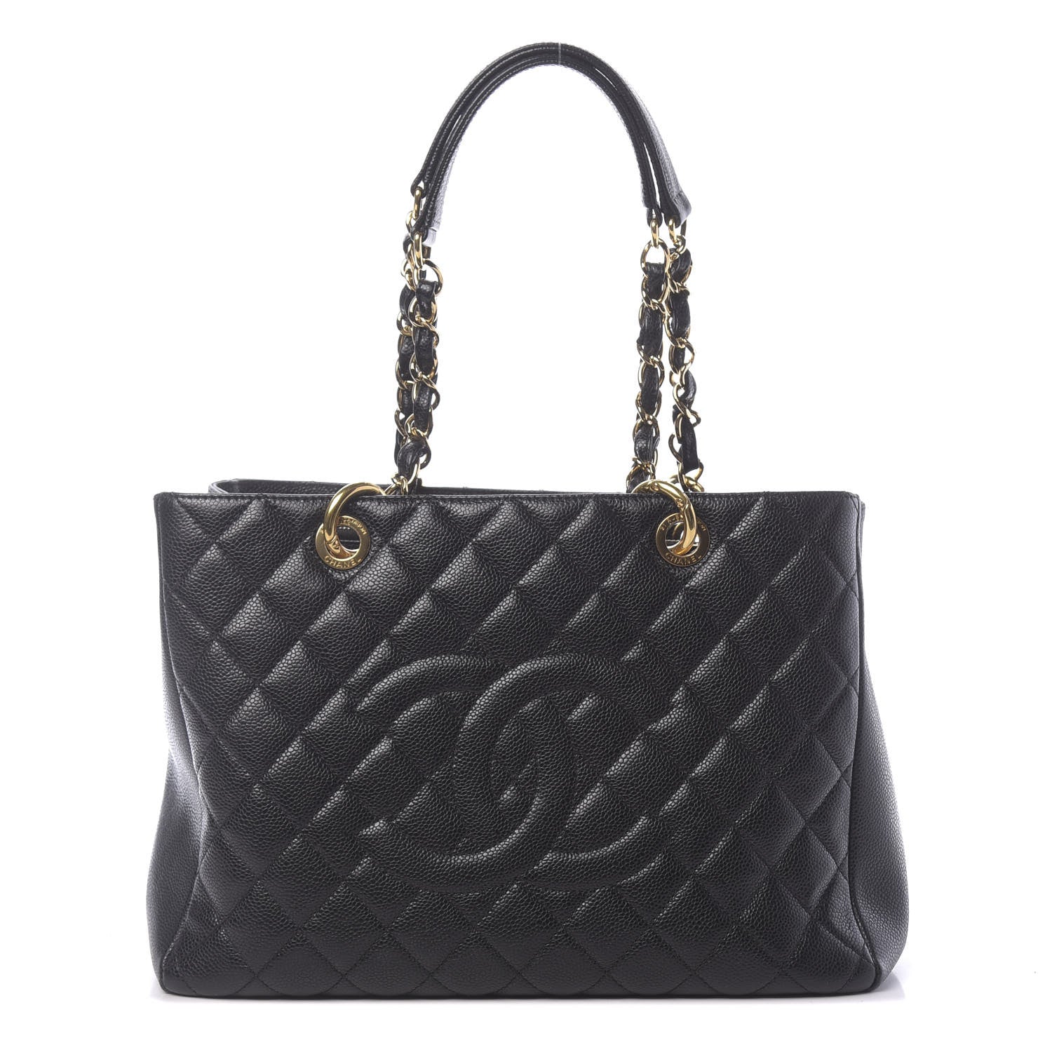 Chanel Caviar Quilted Grand Shopping Tote GST Black 1 of 13