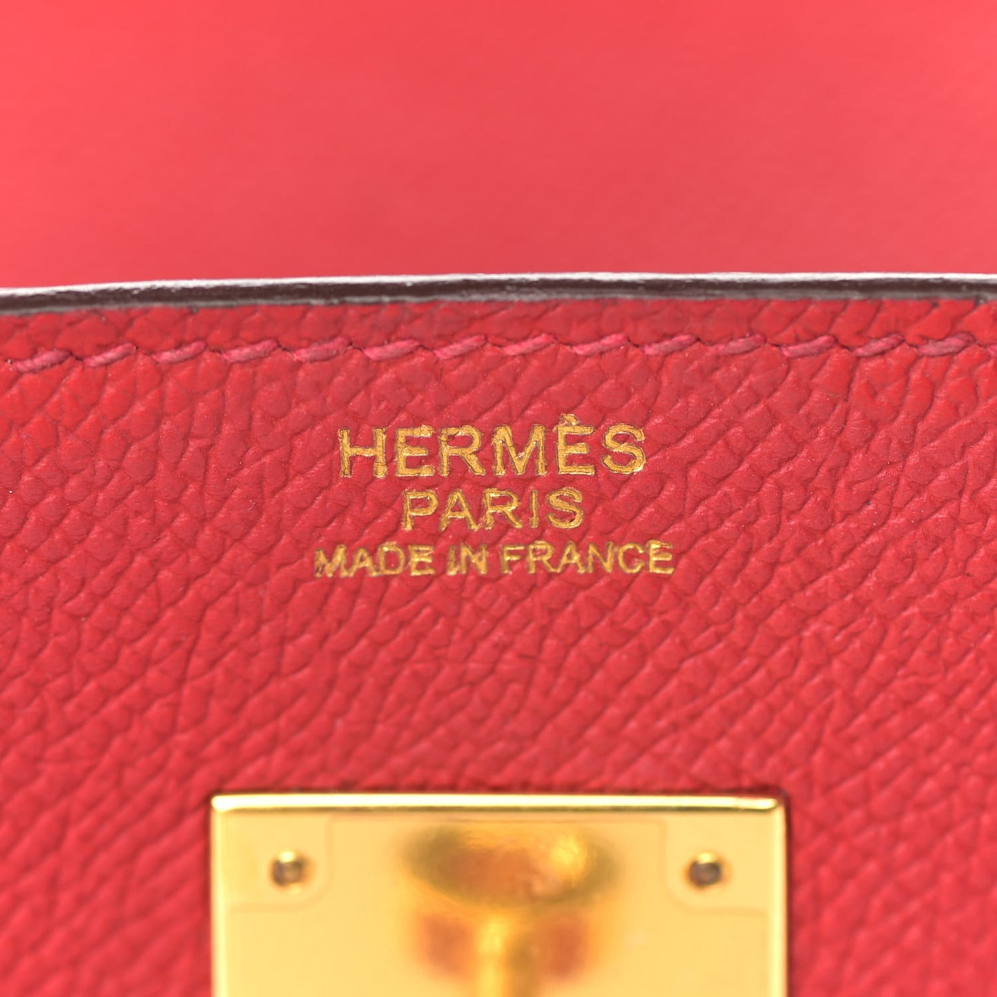 Epsom Birkin 30 Rouge Casaque